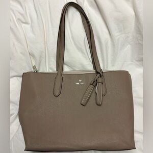 Nine West leather taupe tote bag - new w/o tags